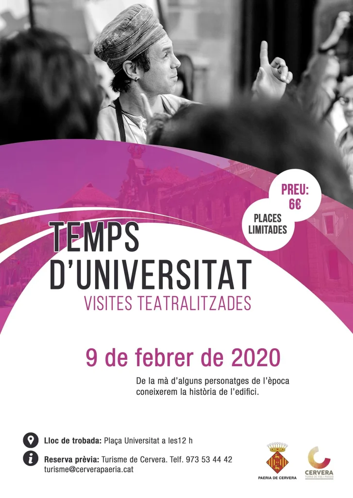 Visita teatralitzada » Temps d’Universitat»