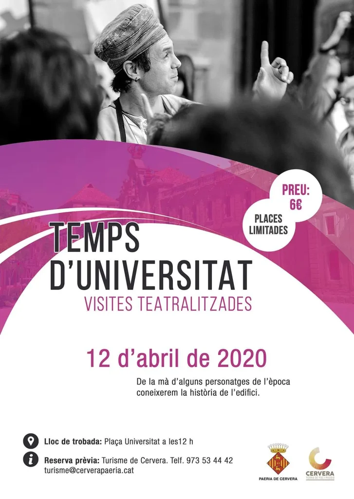 Visita teatralitzada «Temps d’Universitat»