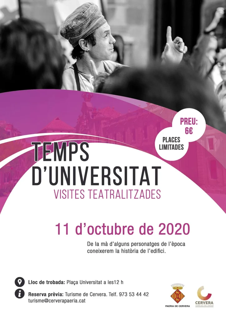Visita teatralitzada «Temps d’Universitat»