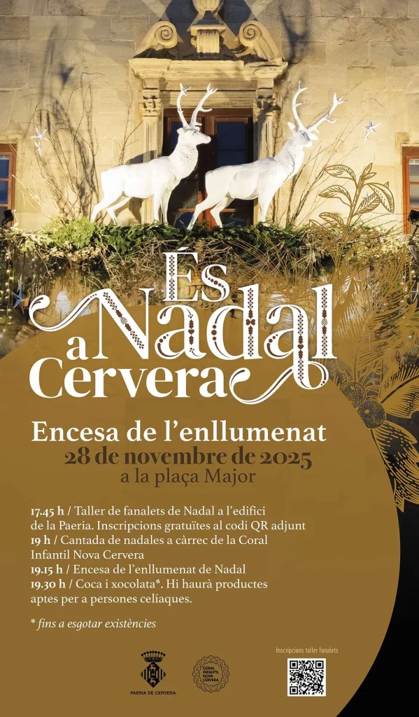 Acte d’encesa de l’enllumenat de Nadal