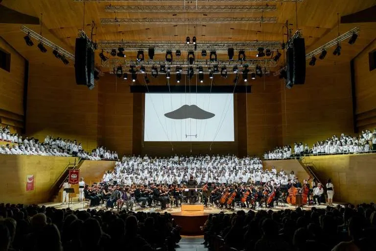 Alumnes del Conservatori participen a la cantata «El Jove Anselm Clavé»