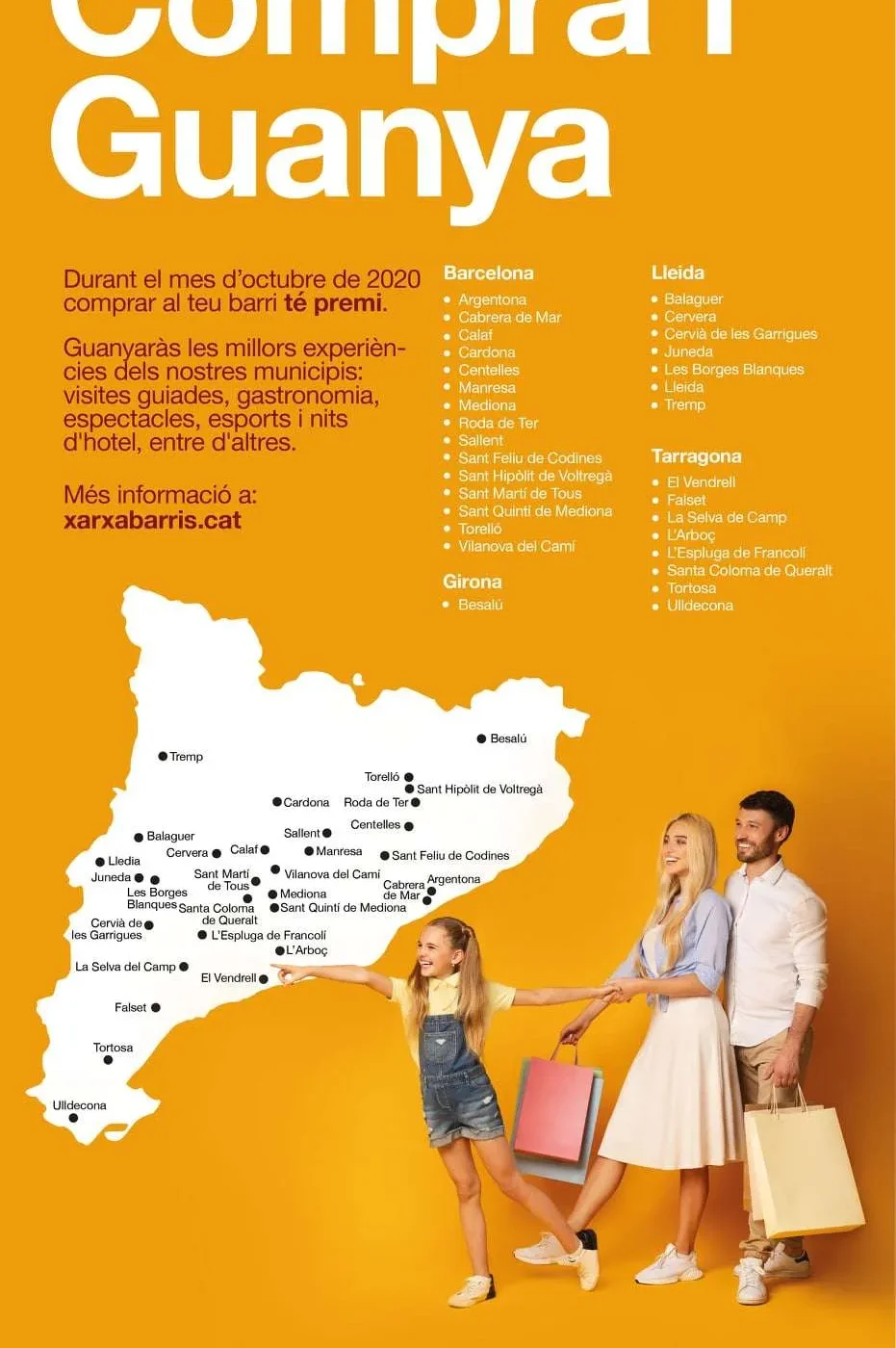 Campanya “Compra i guanya” en 31 comerços de Cervera