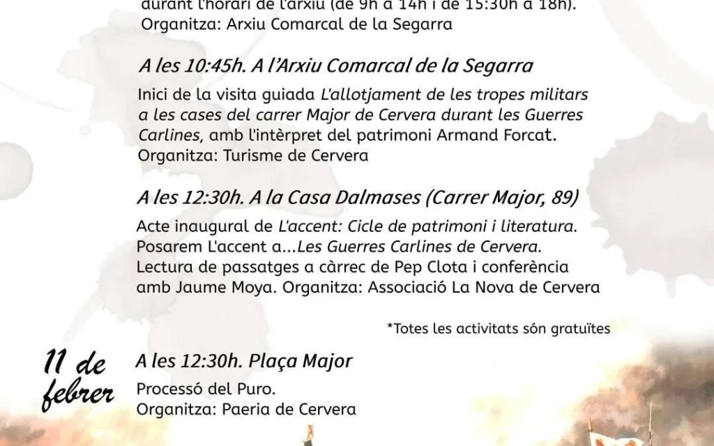 Carlinades a Cervera