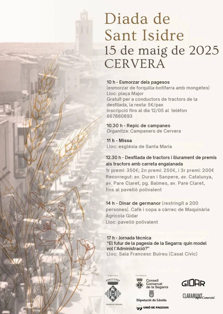 Celebració de la Diada de Sant Isidre