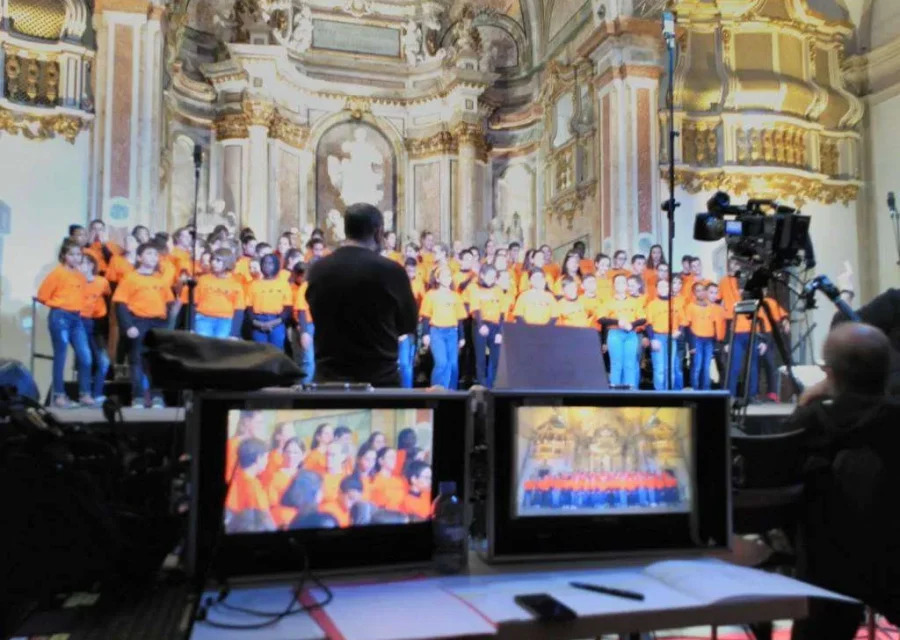 Cervera acull una de les gravacions del Secretariat de Corals Infantils de Catalunya per la Marató de TV3