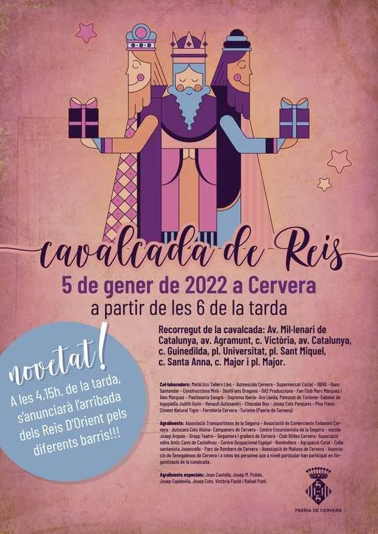 Cervera, preparada per rebre els Reis d’Orient
