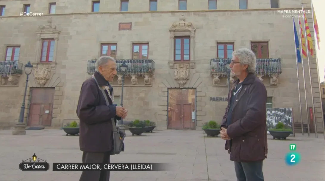 Cervera, protagonista al programa “De carrer ” de TVE Catalunya