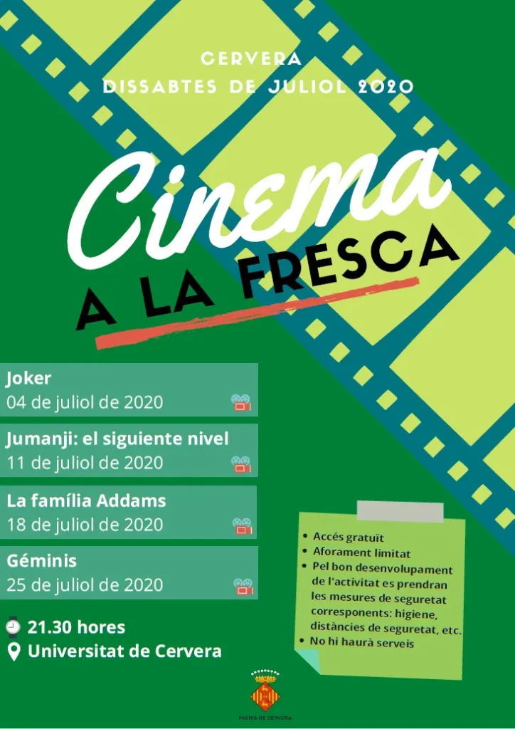 CINEMA A LA FRESCA