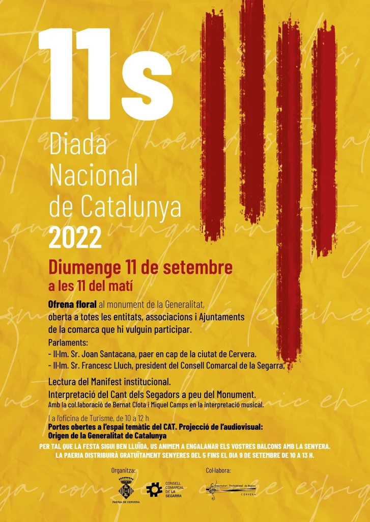 Commemoració de la Diada Nacional de Catalunya