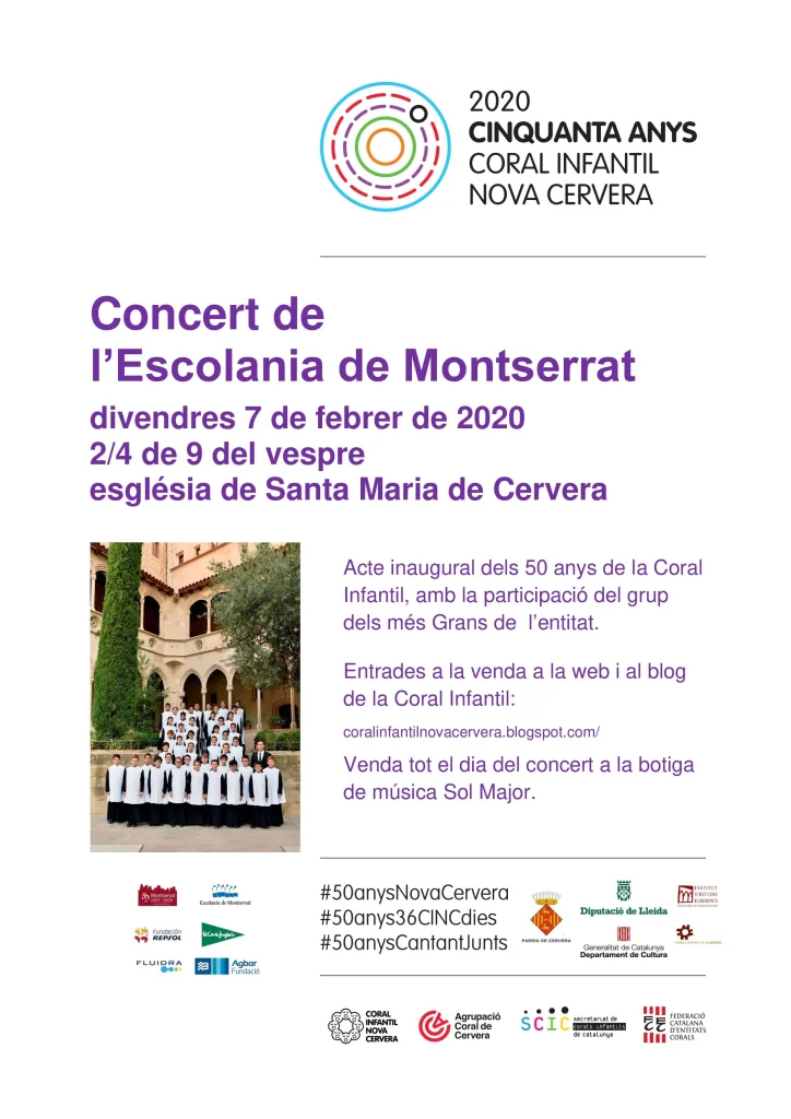 Concert de l’Escolania de Montserrat