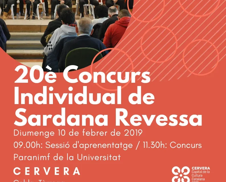 Concurs individual de sardanes revesses a Cervera