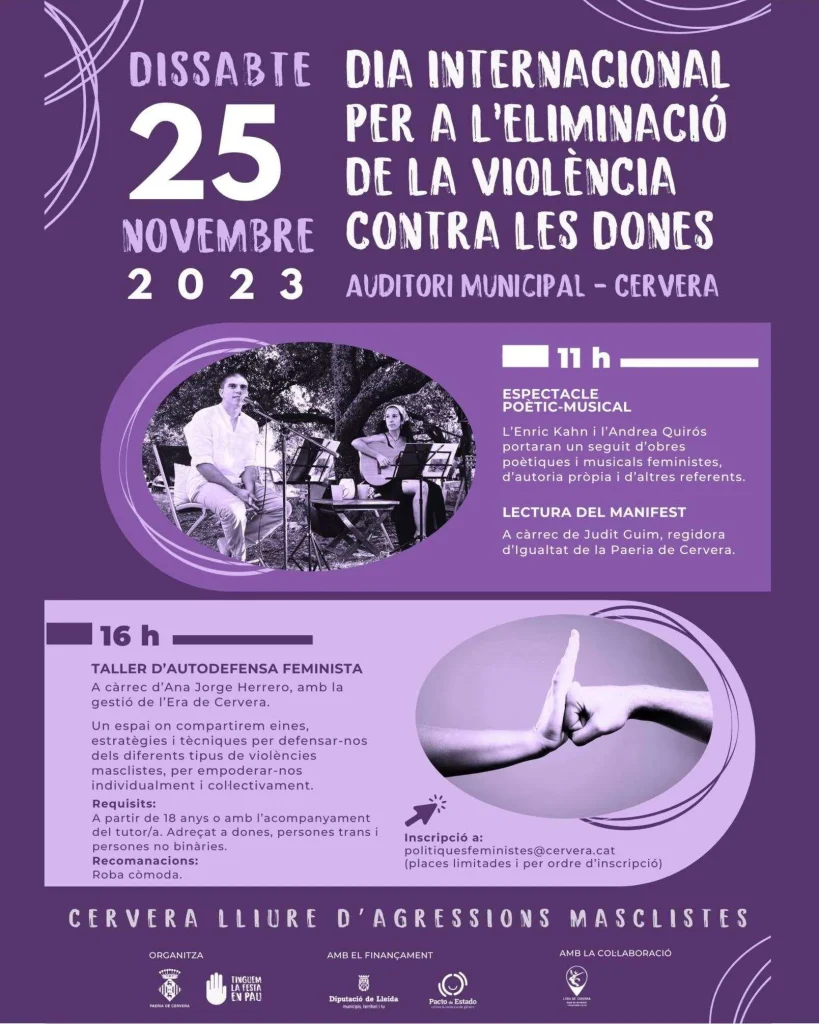 Dia internacional per a l’eliminació de la violència contra les dones