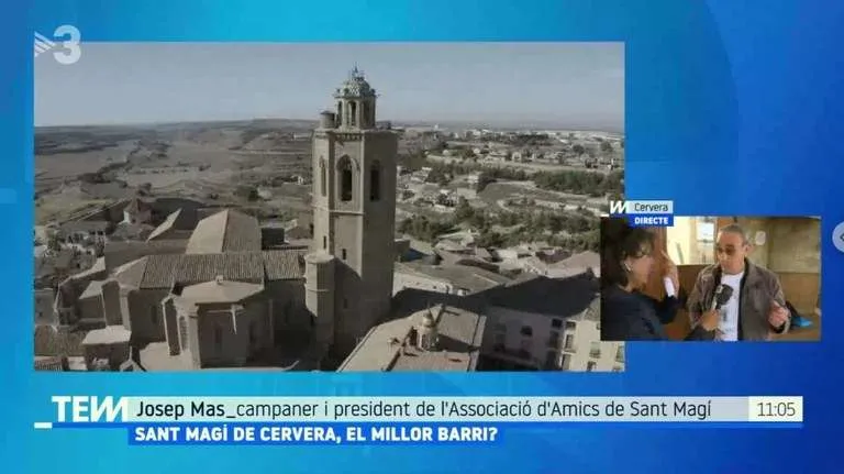 El nucli antic de Cervera, candidat a millor barri de Catalunya