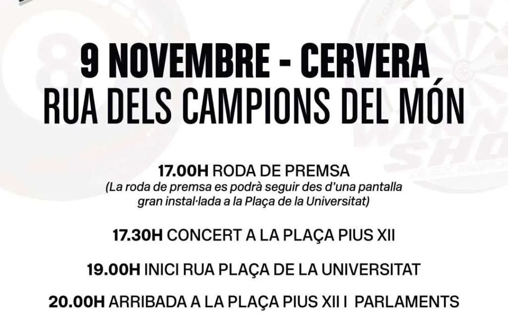 Festa per homenatjar els campions del món de motociclisme Àlex i Marc Márquez