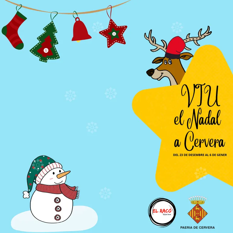 Cervera recupera el Parc de Nadal, que es combina amb l’oferta de més de 20 activitats per a infants i joves