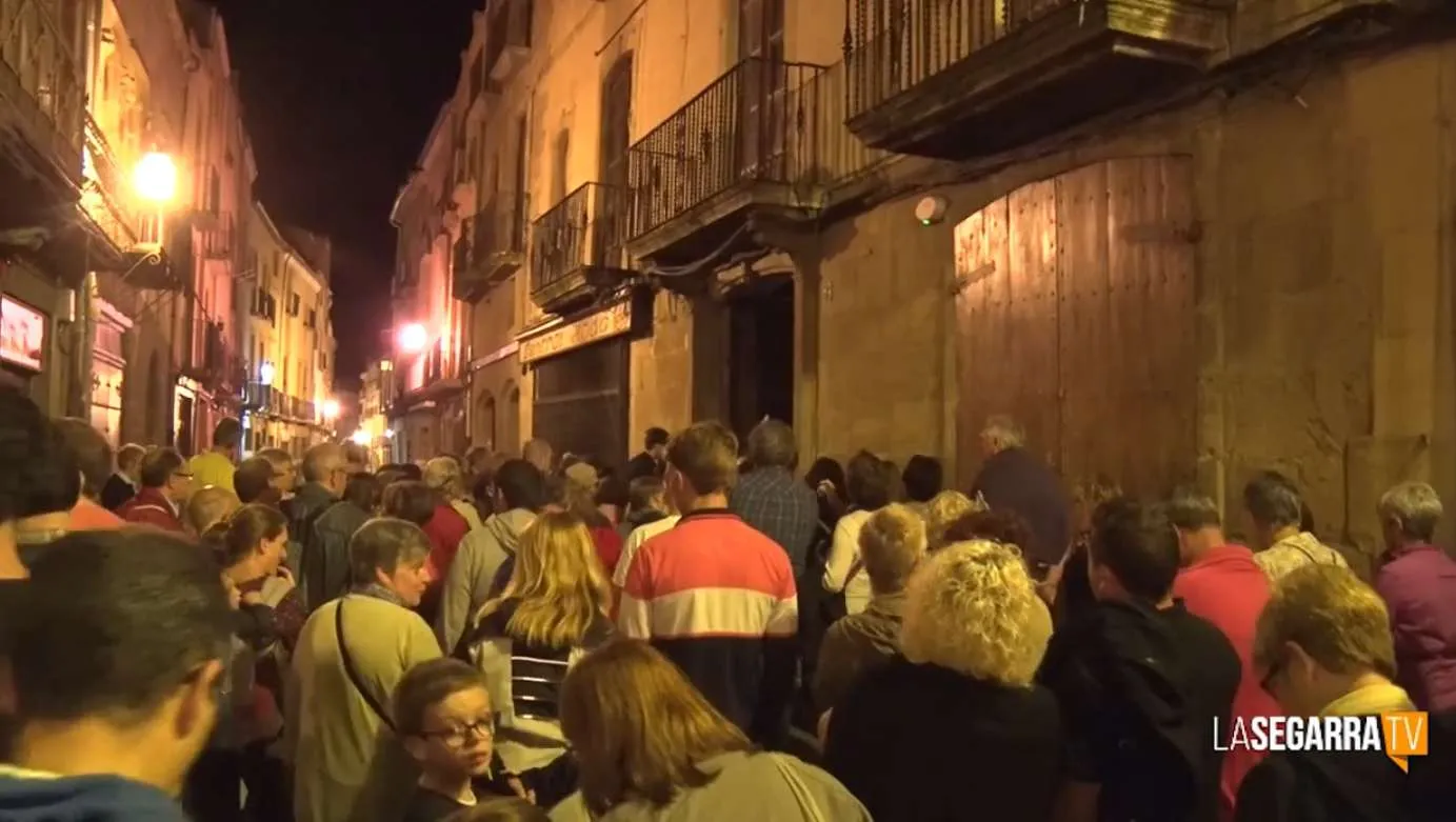 L'»Arribada del gas acetilè», l’última visita guiada nocturna de Cervera