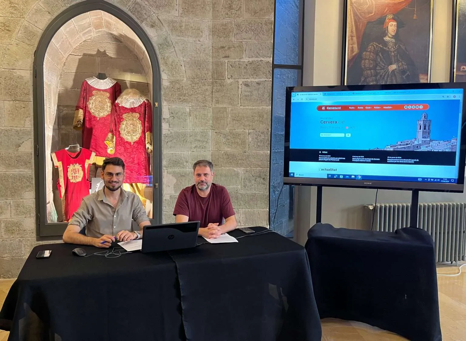 La Paeria de Cervera presenta nova pàgina web municipal i aplicació mòbil