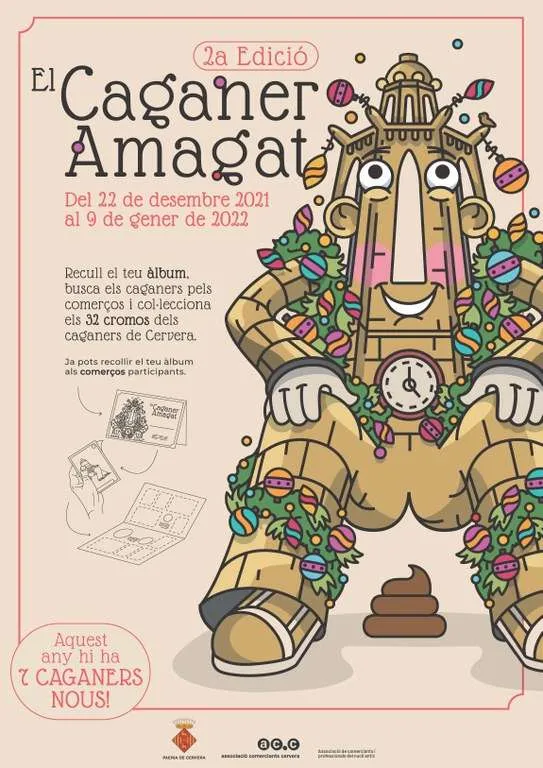 La Paeria repeteix la iniciativa “El Caganer Amagat” i l’amplia amb set il·lustracions més