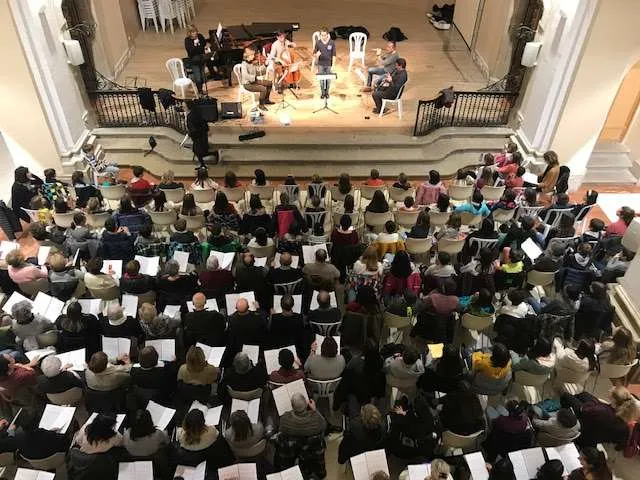 L’Agrupació Coral de Cervera prepara el concert conjunt que oferirà al Petit Palau de Barcelona