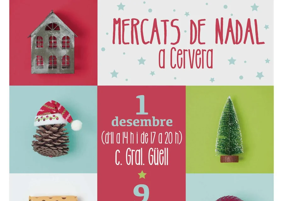 Mercat de Nadal a la plaça Major