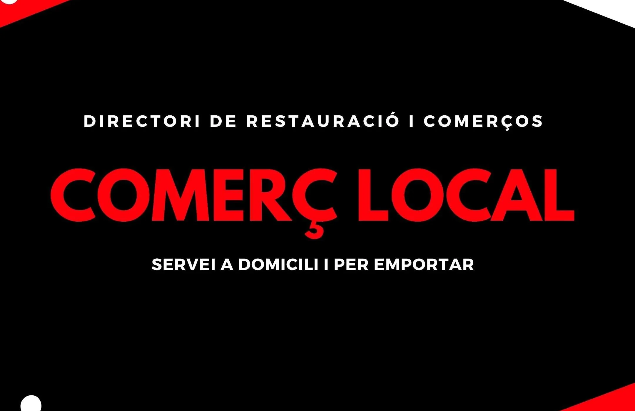 Actualitació del Directori d’Establiments que Ofereixen Servei per Emportar i/o a Domicili.