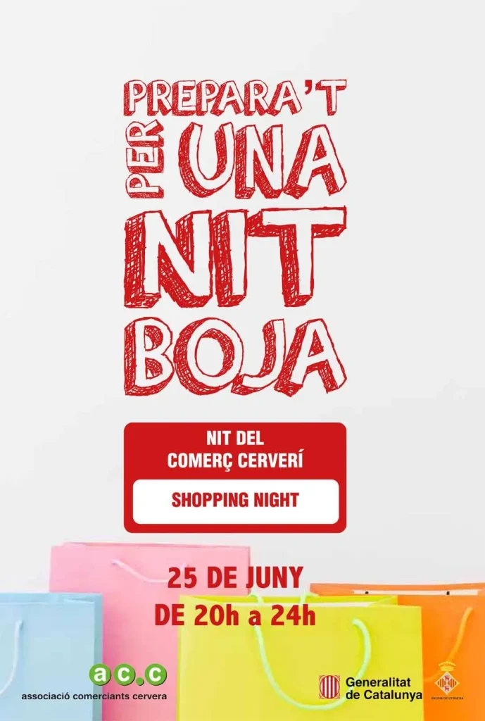 Shopping night! Nit del comerç cerverí