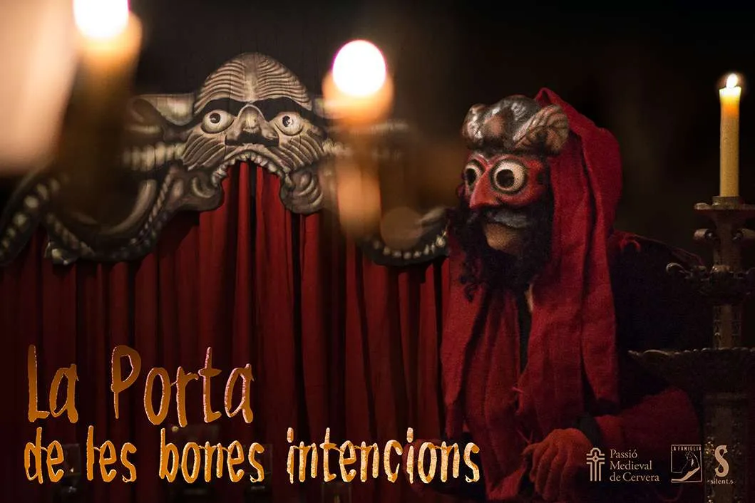 La Passió Medieval de Cervera presenta la sàtira infernal “La Porta de les bones intencions”