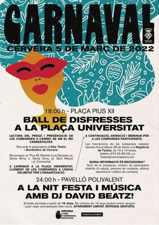Torna el Carnaval de Cervera