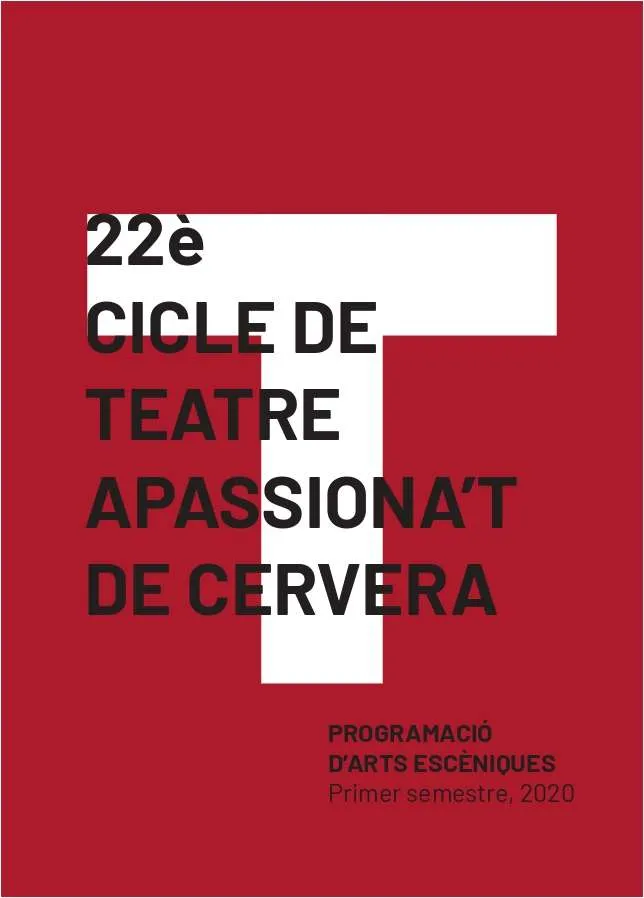 Venda d’abonaments del Cicle de teatre de Cervera