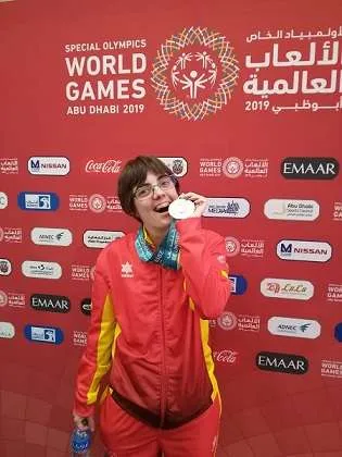 Vero Torra, plata als Special Olympics Abu Dhabi 2019