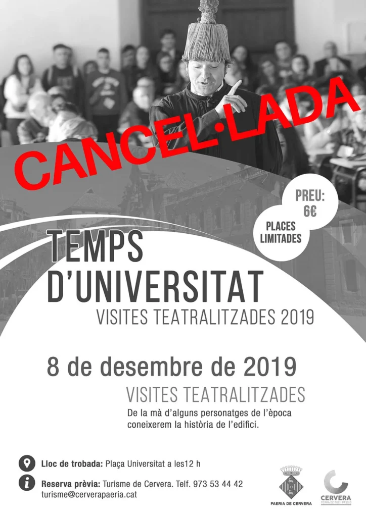 Visita Teatralitzada a la Universitat