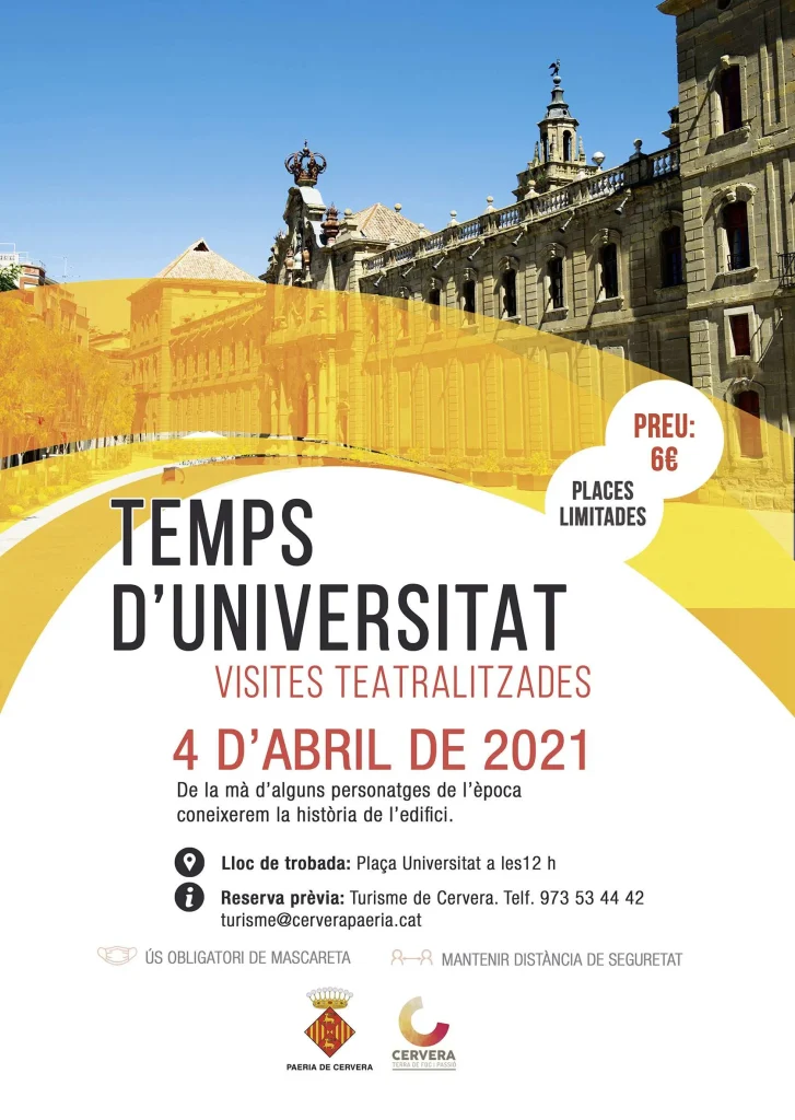 Visita teatralitzada “Temps d’Universitat”