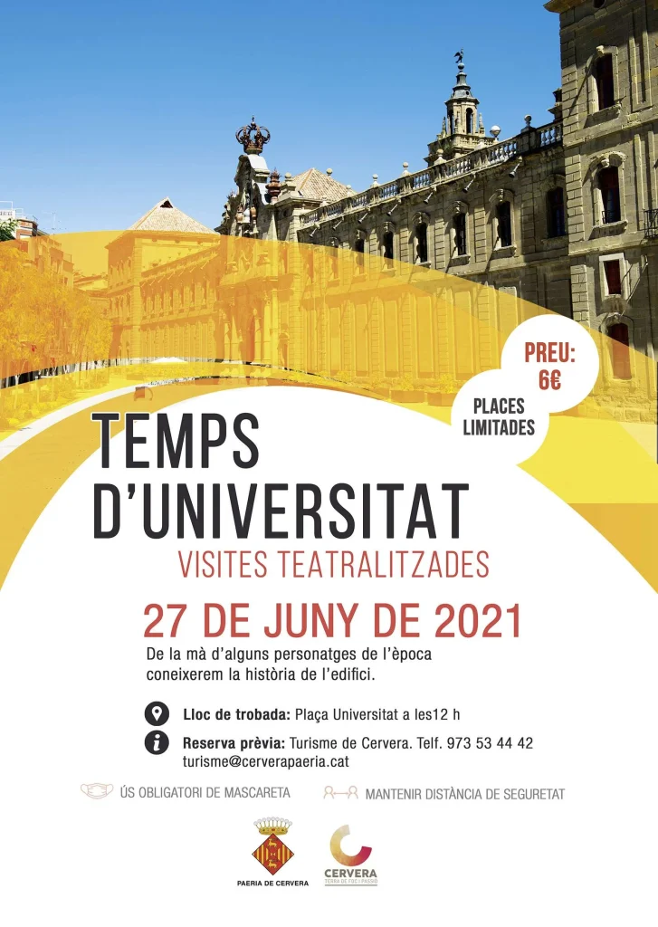 Visita teatralitzada “Temps d’Universitat”