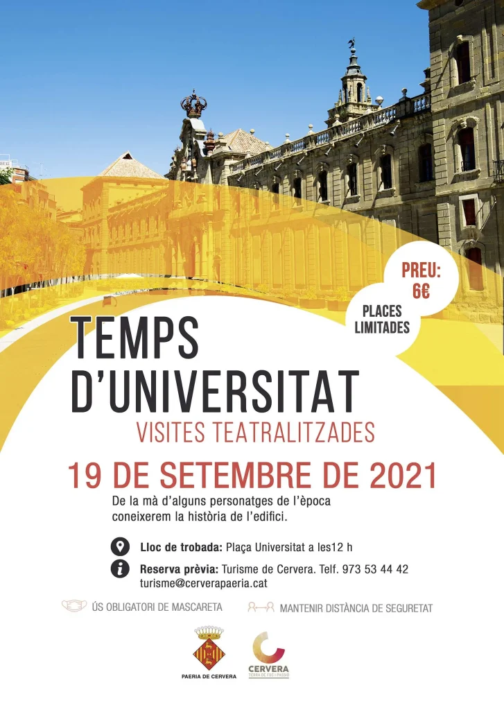 Visita teatralitzada “Temps d’Universitat”