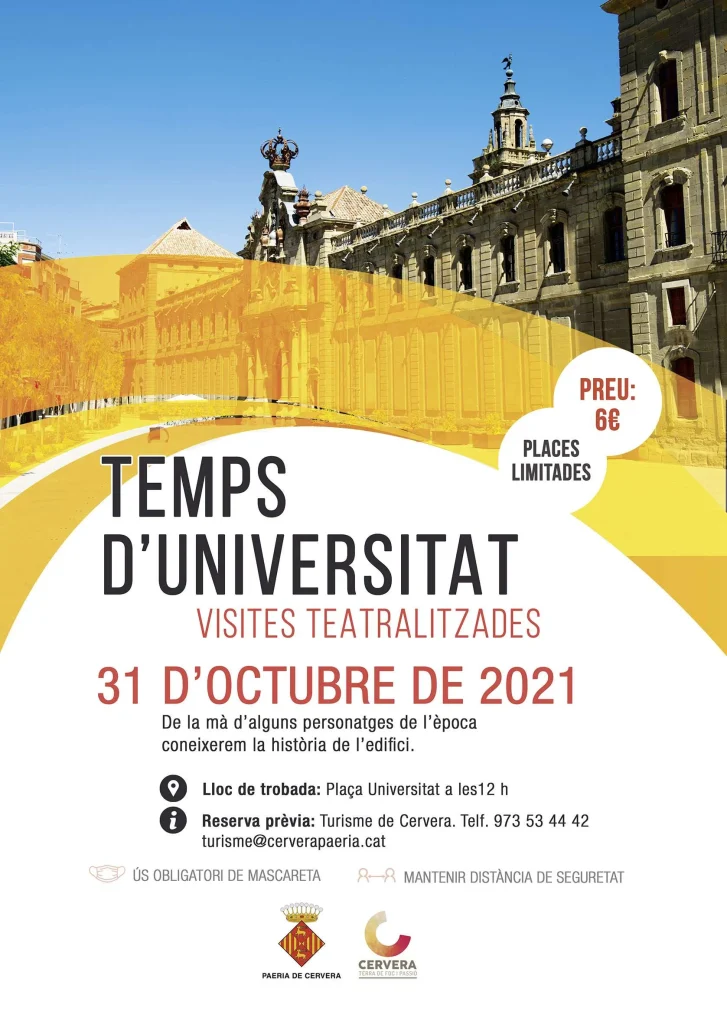 Visita teatralitzada “Temps d’Universitat”