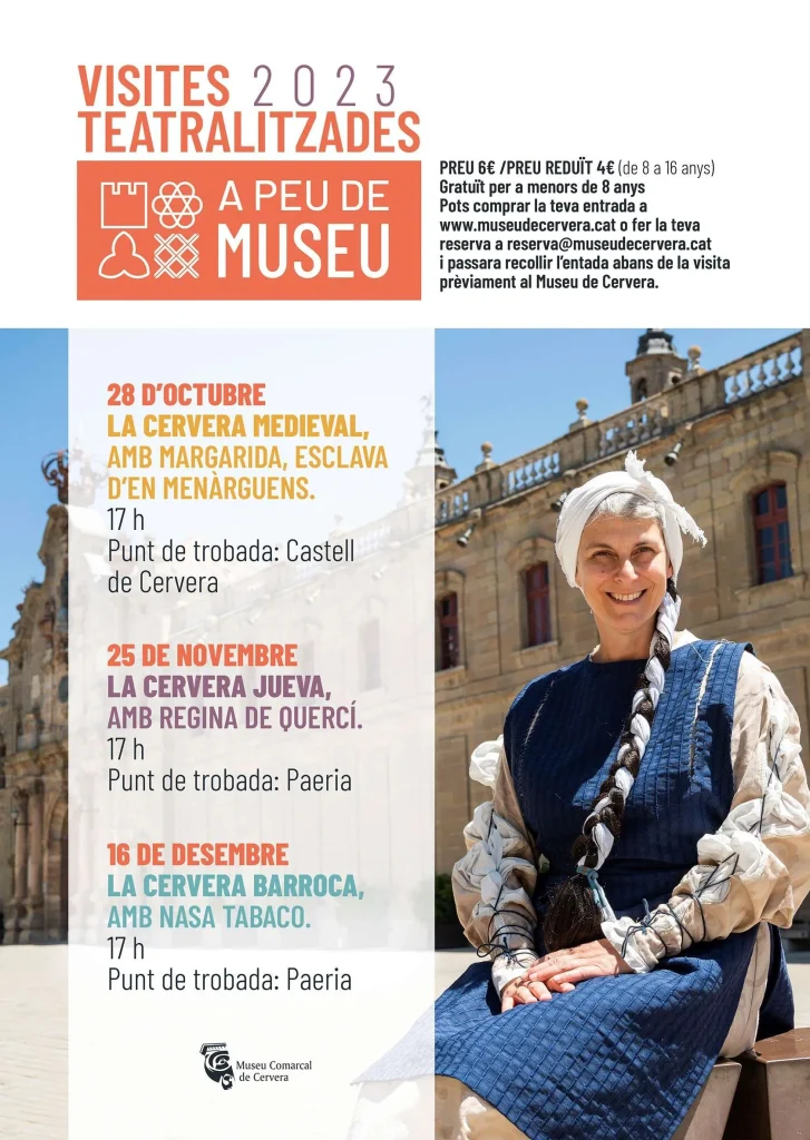 Visites teatralitzades a peu de museu