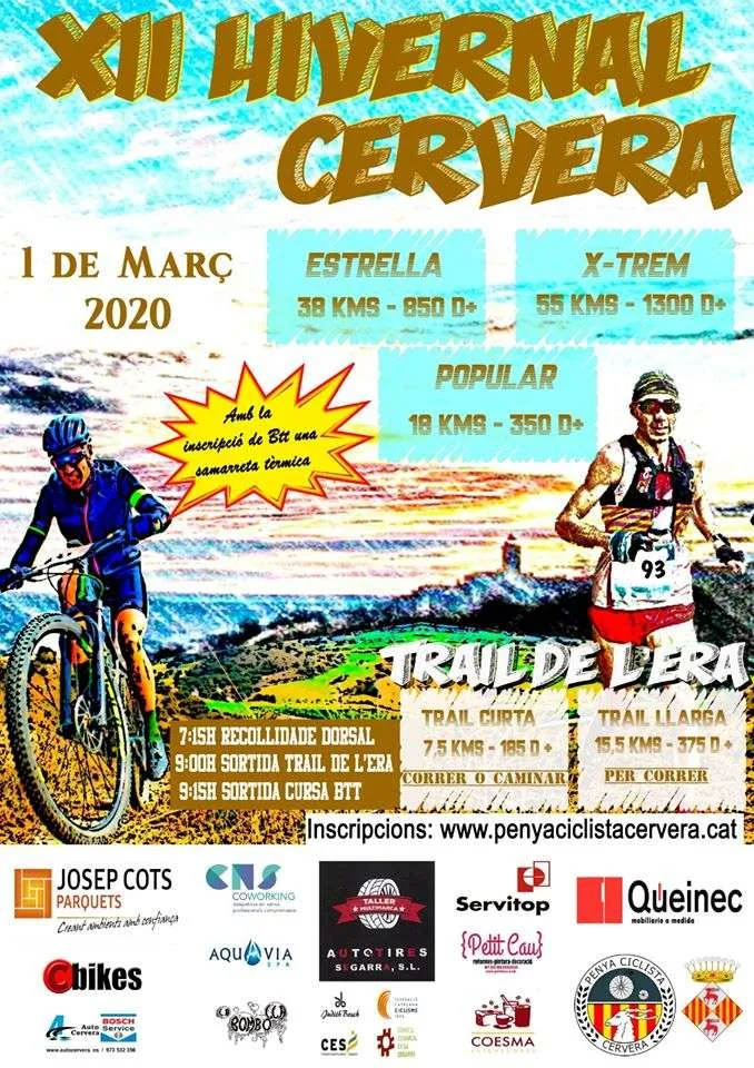 XII Hivernal de BTT i 3a Trail de l’Era