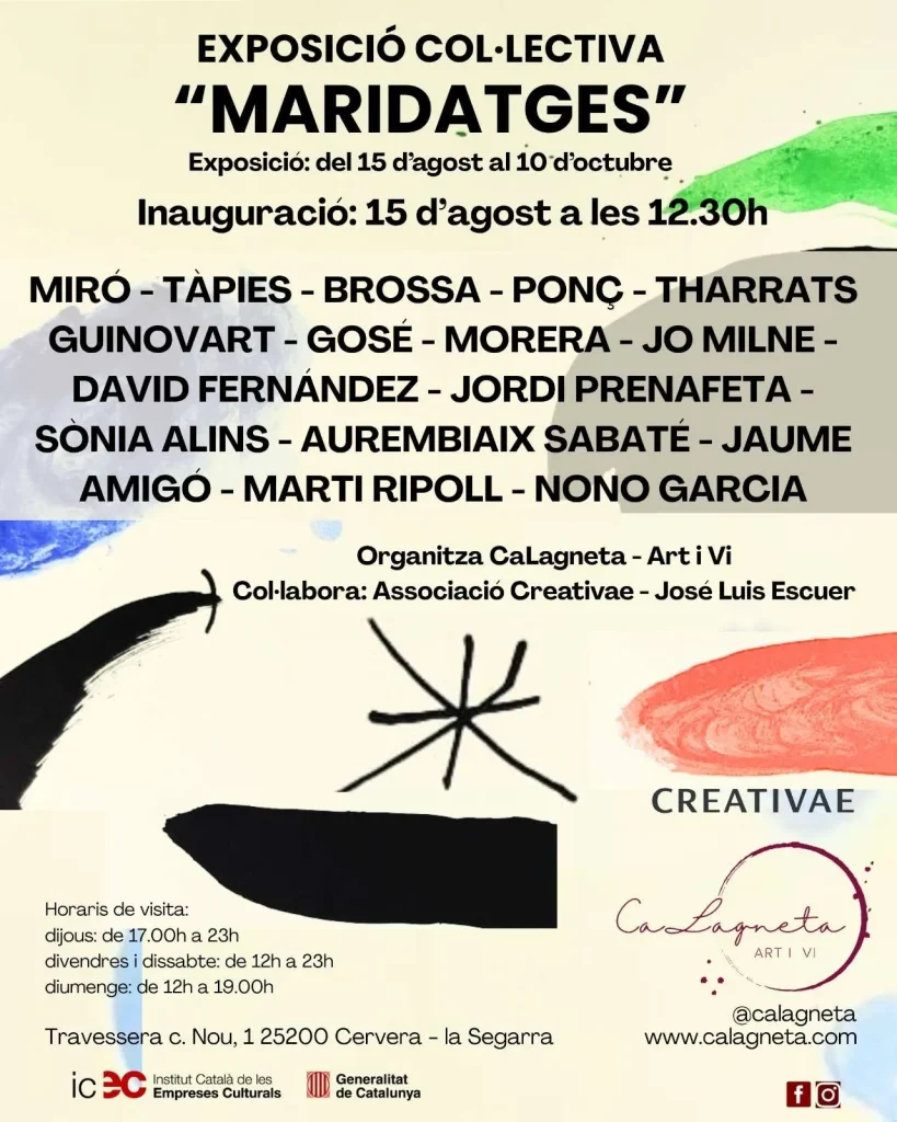 Exposició col·lectiva «Maridatges»