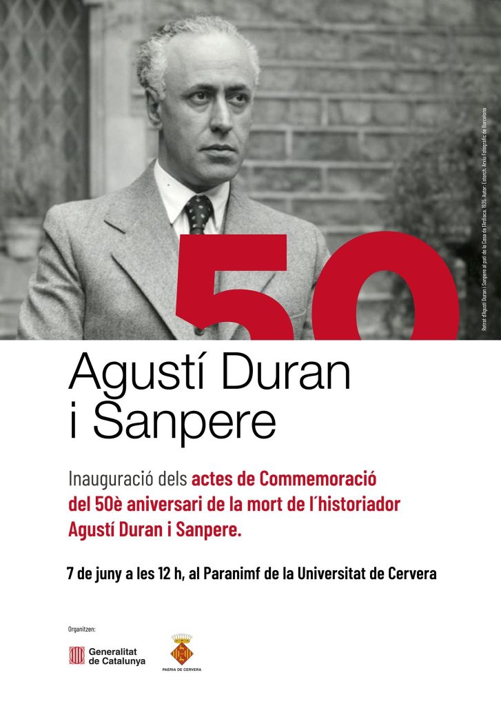 Acte inaugural de l’Any Duran i Sanpere