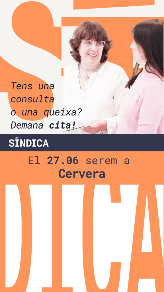 Atenció de la síndica
