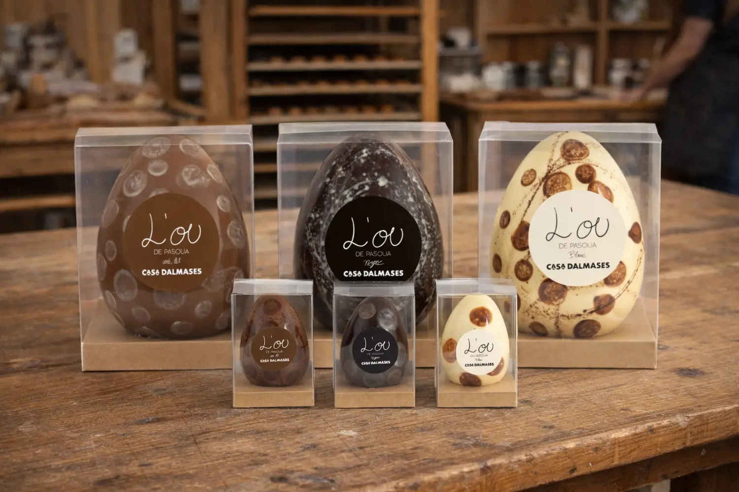 Casa Dalmases reivindica la xocolata artesana amb una nova campanya d’ous de Pasqua fets a Cervera