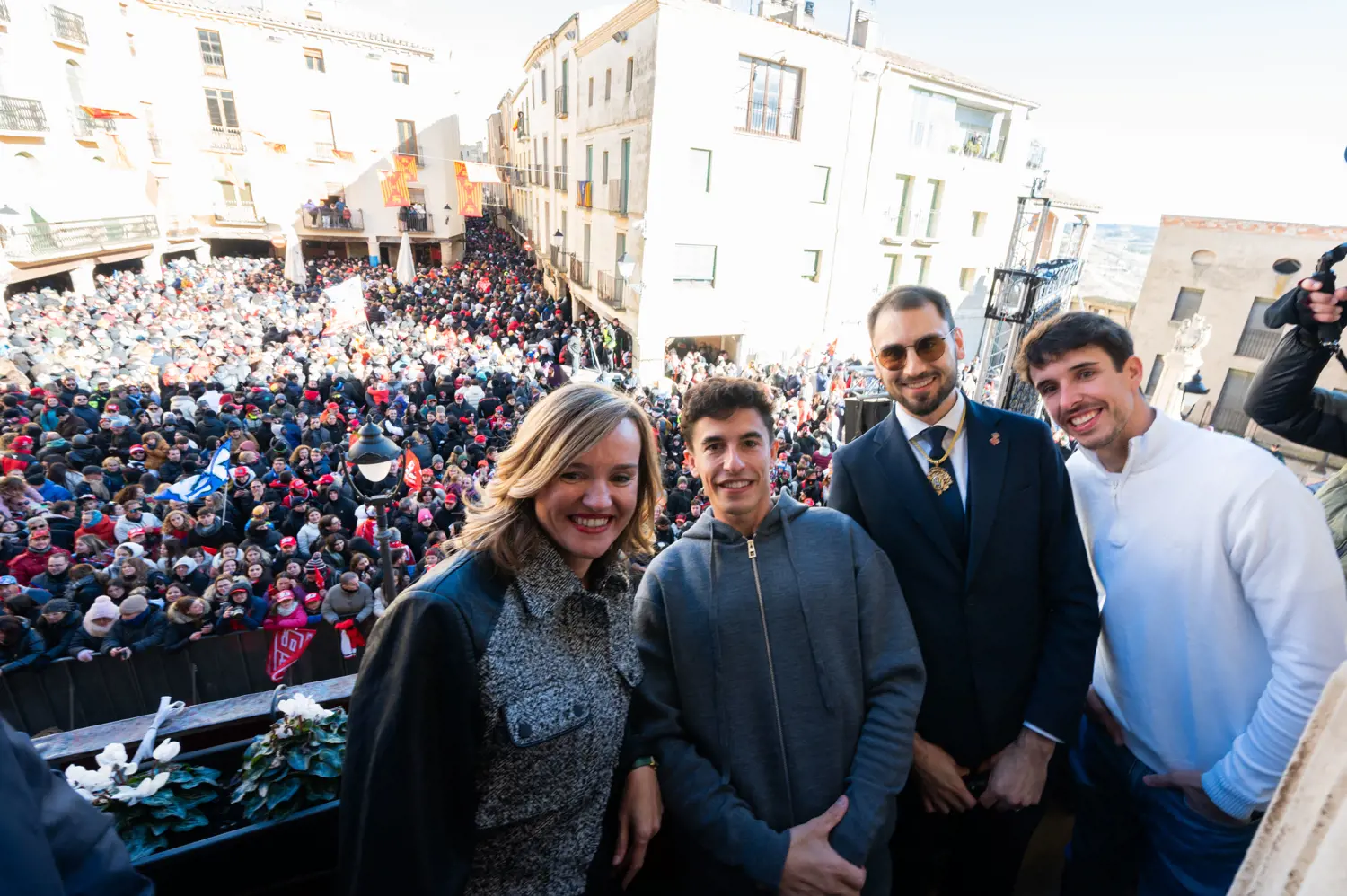 Cervera es rendeix als seus campions, Marc i Àlex Márquez