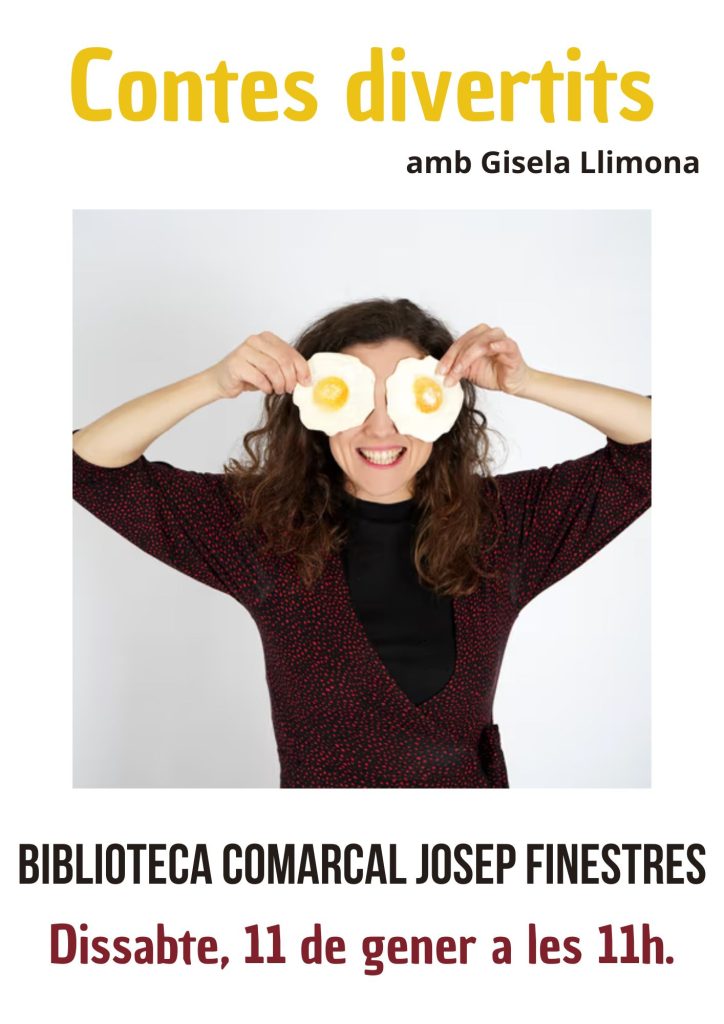 “Contes divertits”, amb Gisela Llimona