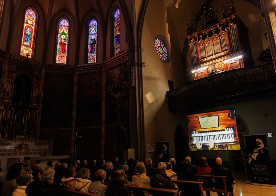 El so de l’orgue històric de Sant Agustí emociona al Festival de Pasqua