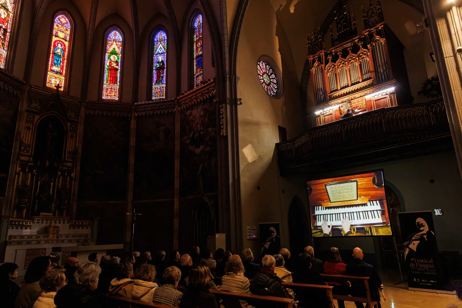 El so de l’orgue històric de Sant Agustí emociona al Festival de Pasqua