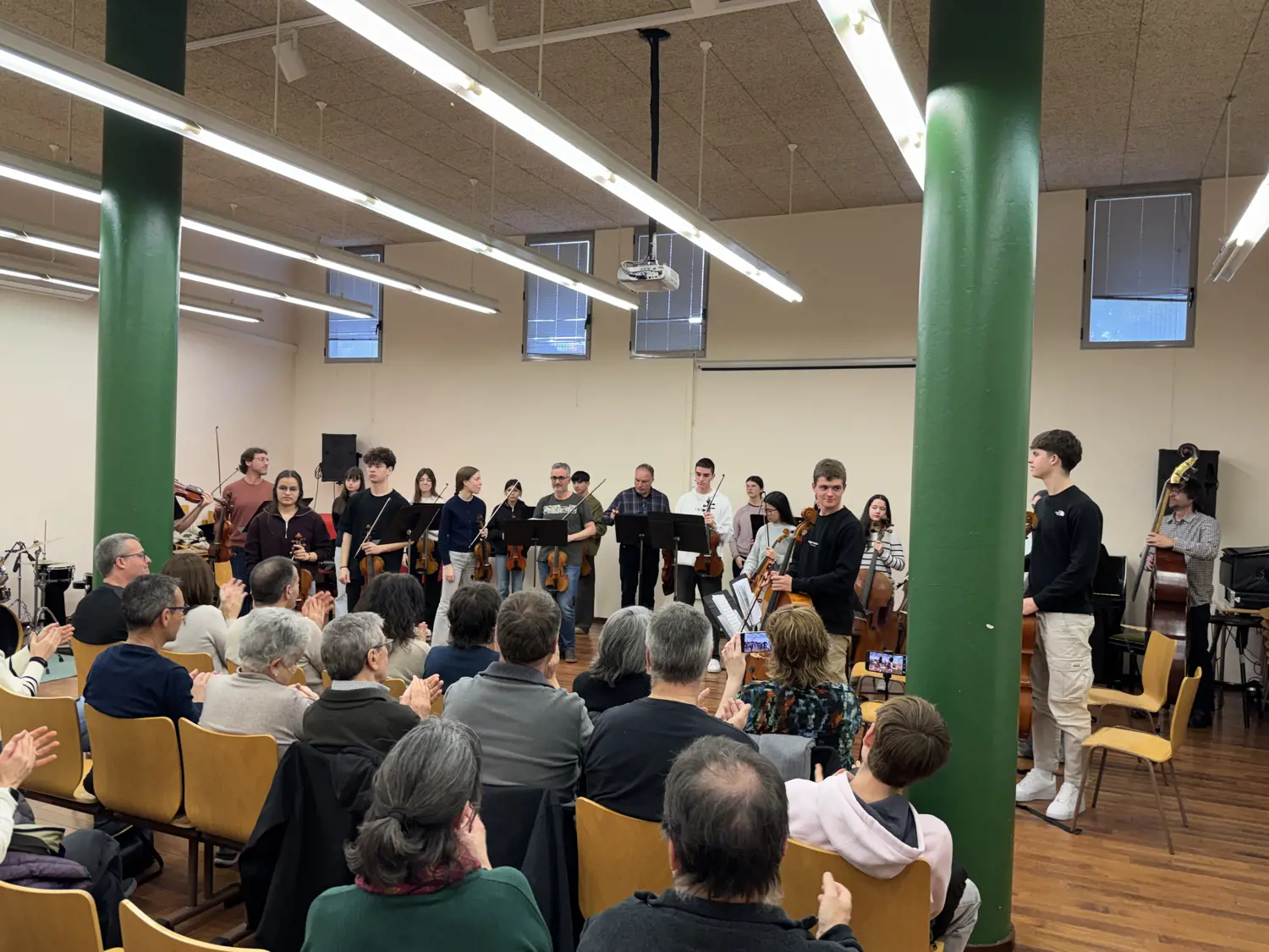 La Camerata Andreví mostra el seu treball intensiu en un concert