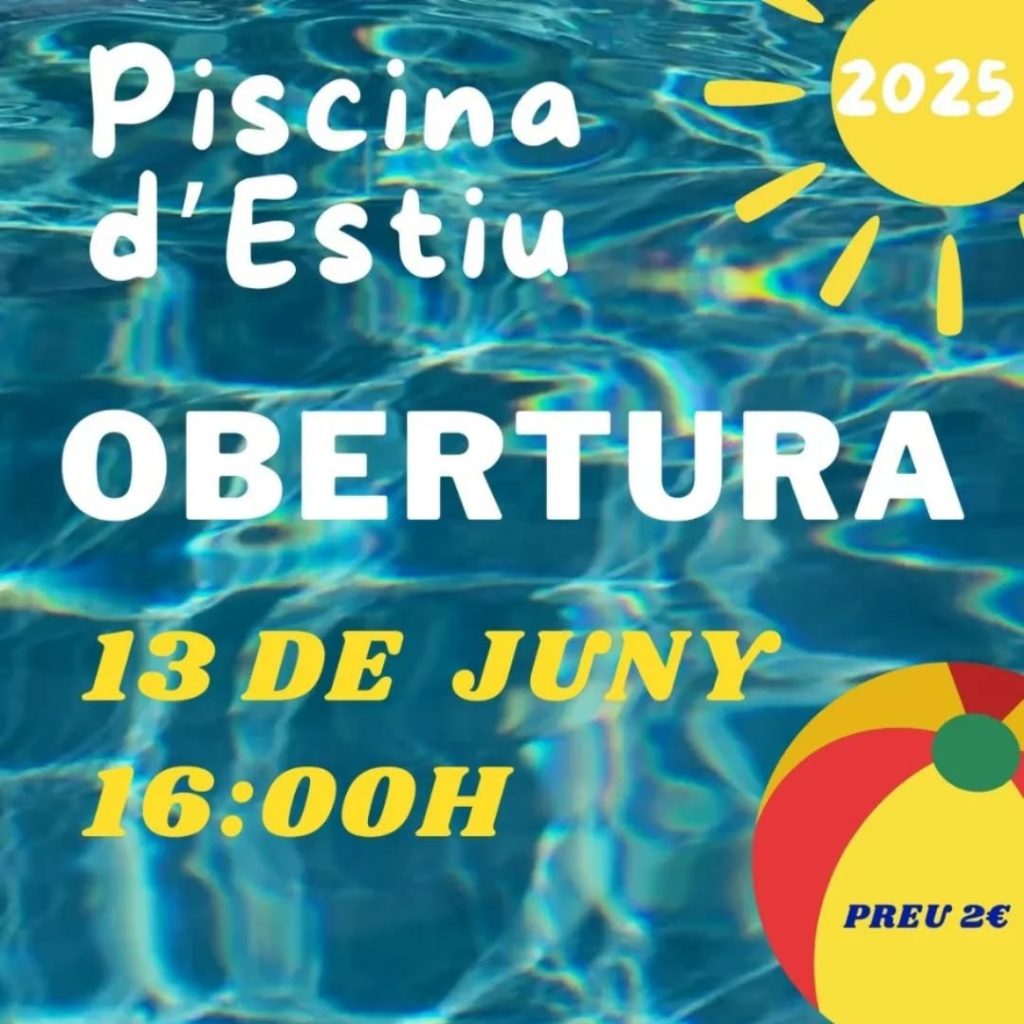 Obertura de la piscina d’estiu