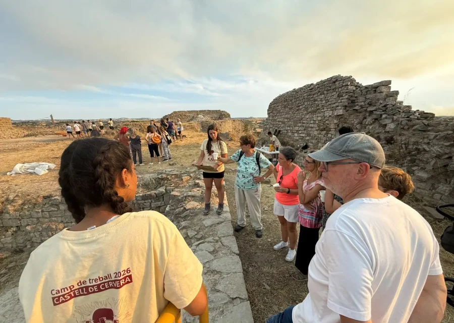 Portes obertes al Castell per descobrir els avenços del camp de treball arqueològic en l’any del Mil·lenari