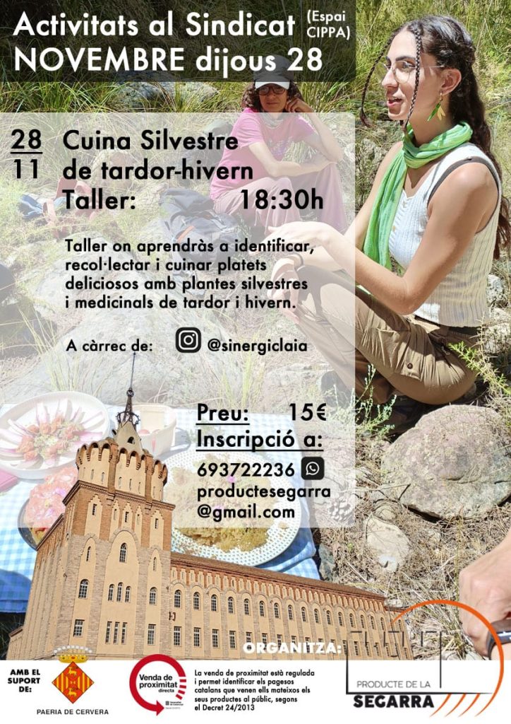 Taller de cuina silvestre de tardor-hivern