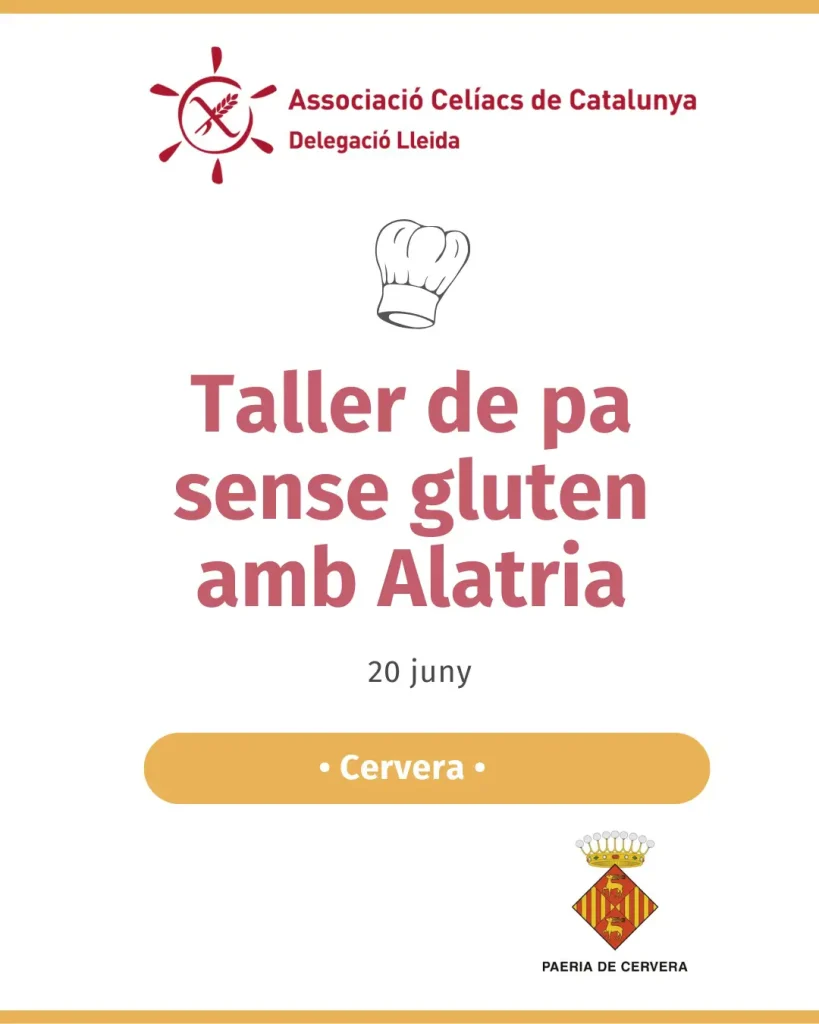 Taller de pa sense gluten, a càrrec de Carlos Milán (Alatria Gastronomia)